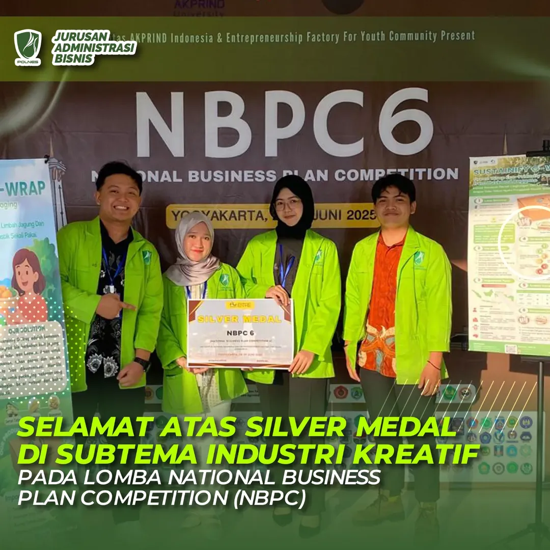 Mahasiswa POLNES Raih Silver Medal di Ajang Nasional NBPC 6 Yogyakarta