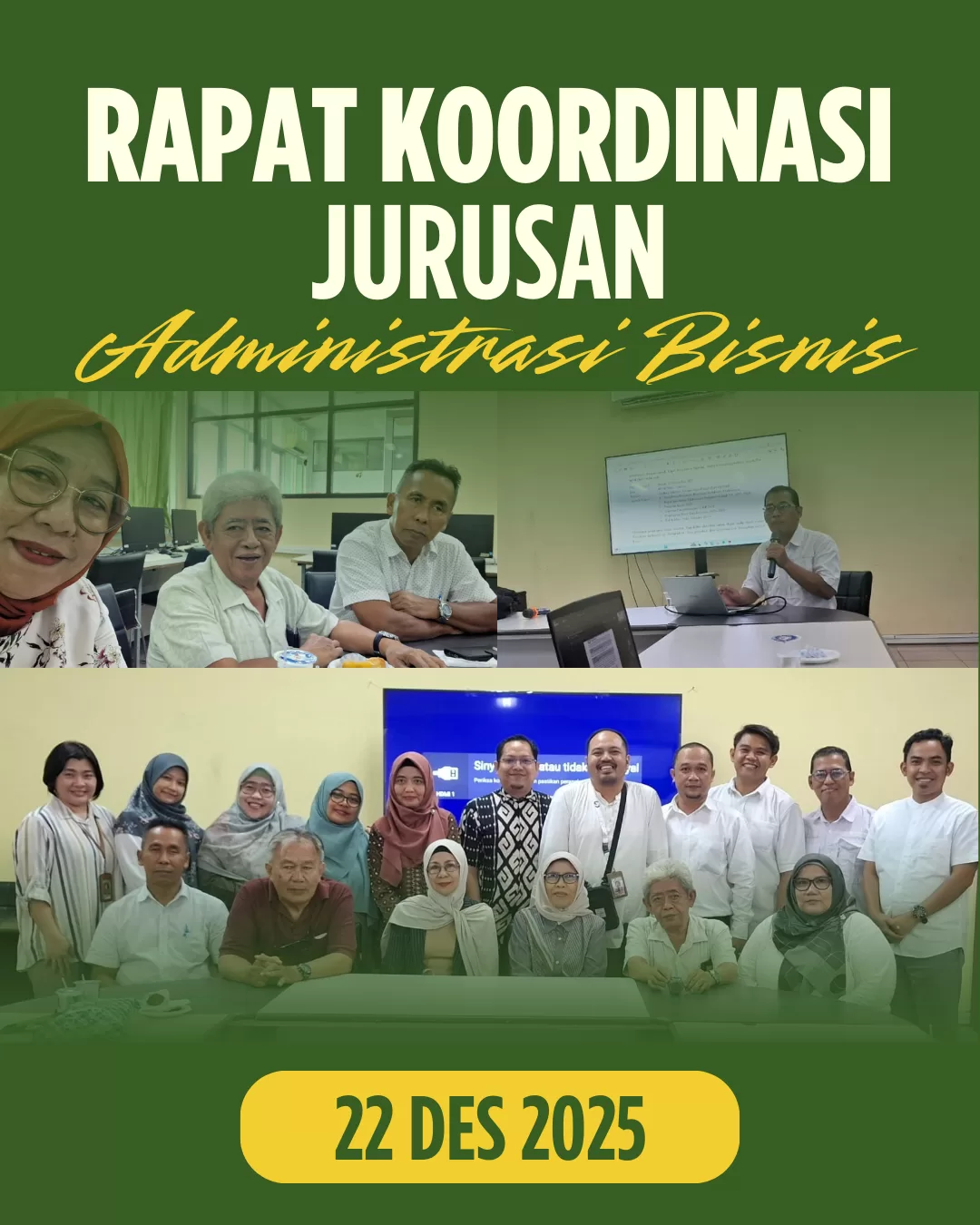 Rapat Koordinasi Jurusan Administrasi Bisnis 2025