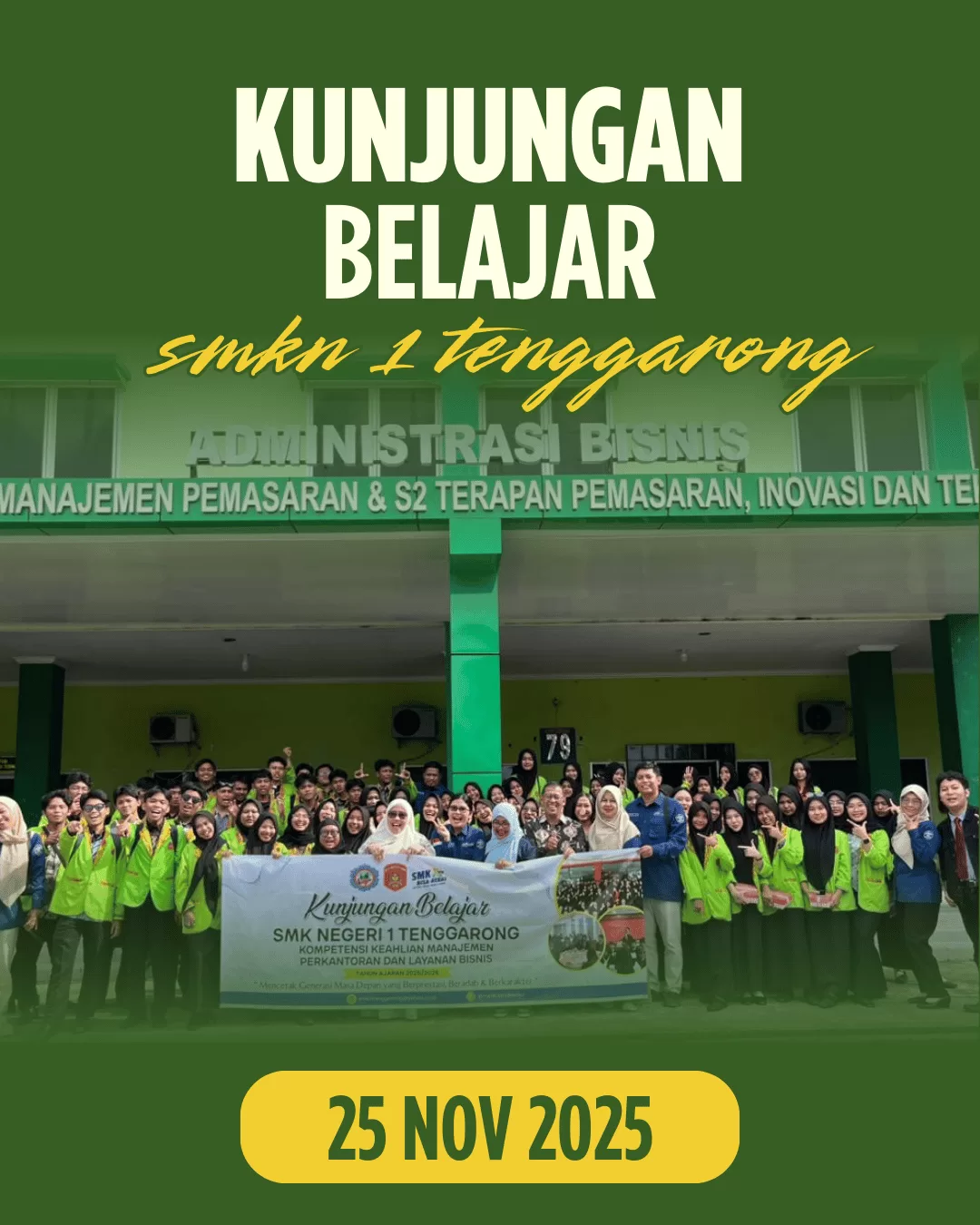 Jurusan Administrasi Bisnis Terima Kunjungan Belajar SMK Negeri 1 Tenggarong